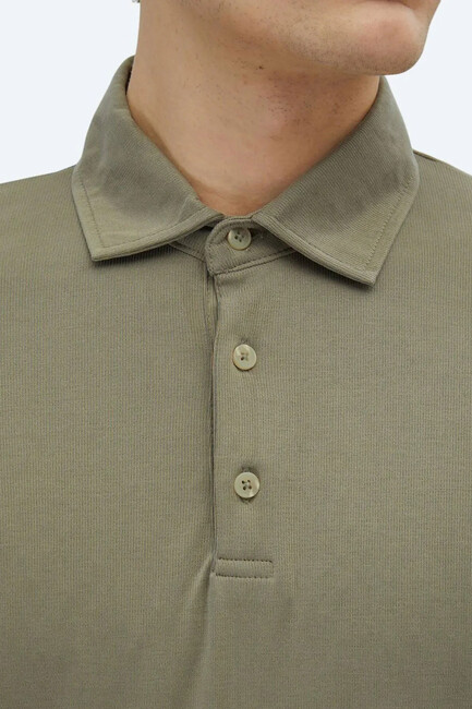 Erkek Tişört TSH-1791 10154108 Haki - Thumbnail