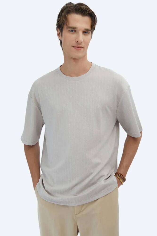Erkek Tişört TSH-1801 10153994 Bej 