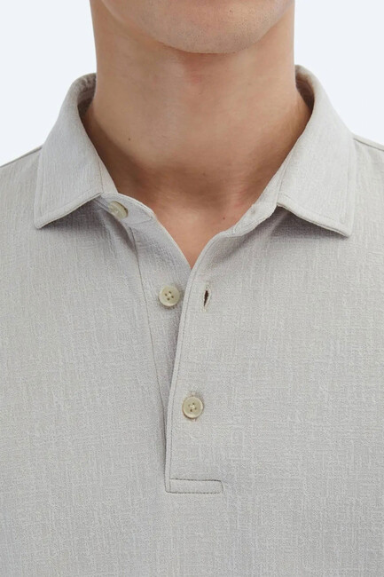 Erkek Tişört TSH-1806 10154133 Bej - Thumbnail