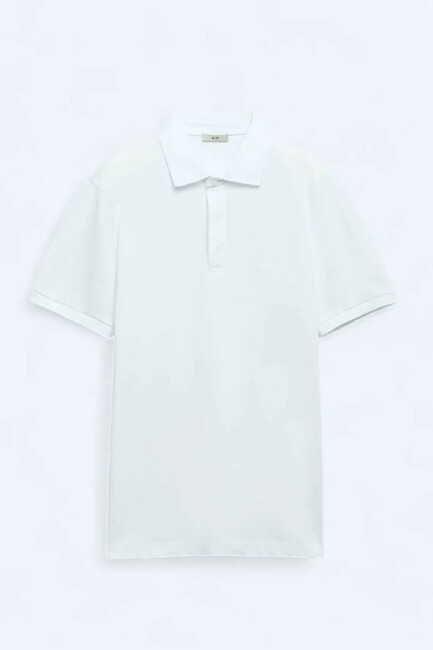 Erkek Tişört TSH-1830 10154112 Beyaz - Thumbnail