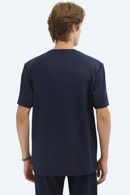 Erkek Tişört TSH-1859 10154029 Lacivert - Thumbnail