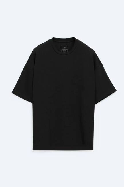 Erkek Tişört TSH-1859 10154029 Siyah - Thumbnail