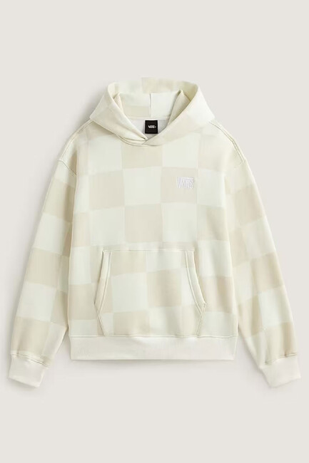 Erkek Tonal Check Stretch Logo Sweat VN000ZP4FS81 Ekru - 6