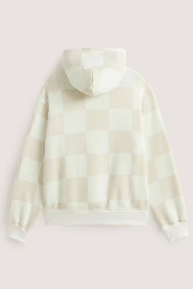 Erkek Tonal Check Stretch Logo Sweat VN000ZP4FS81 Ekru - 7
