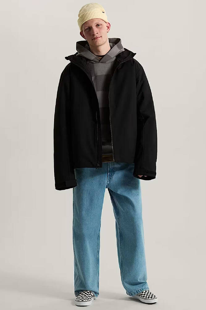 Erkek Tonal Check Stretch Logo Sweat VN000ZP4PWT1 Gri - 4