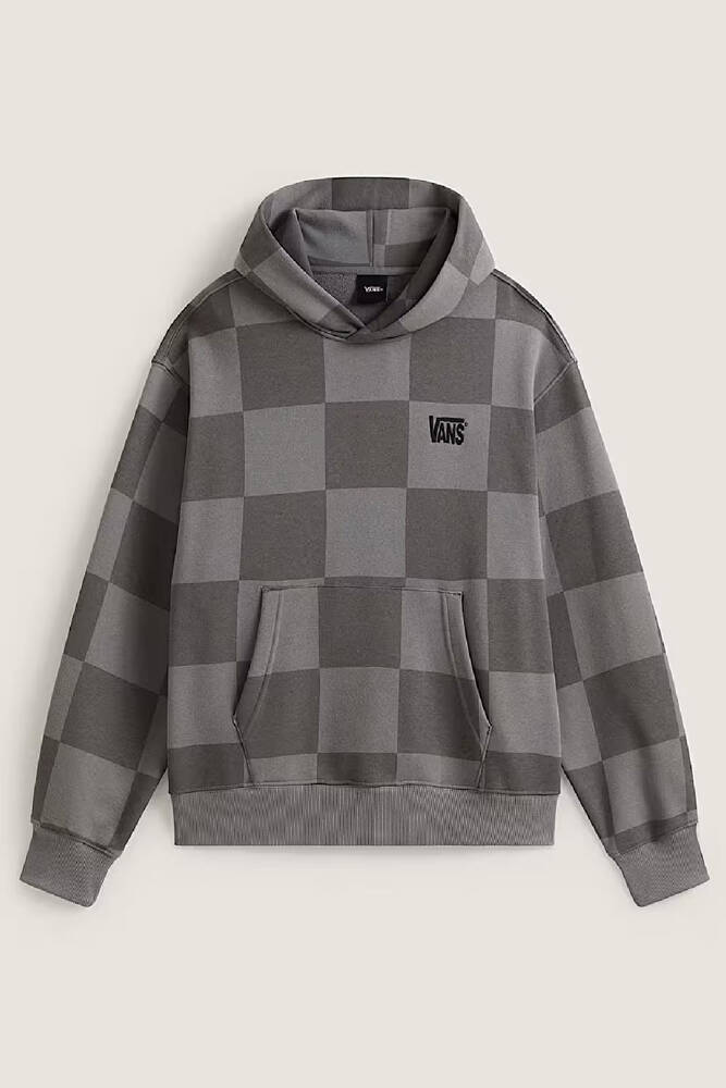 Erkek Tonal Check Stretch Logo Sweat VN000ZP4PWT1 Gri - 5
