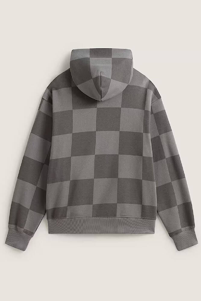 Erkek Tonal Check Stretch Logo Sweat VN000ZP4PWT1 Gri - 6