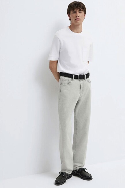 Erkek Toronto Jean Pantolon 0010289-A3266 Gri - Thumbnail