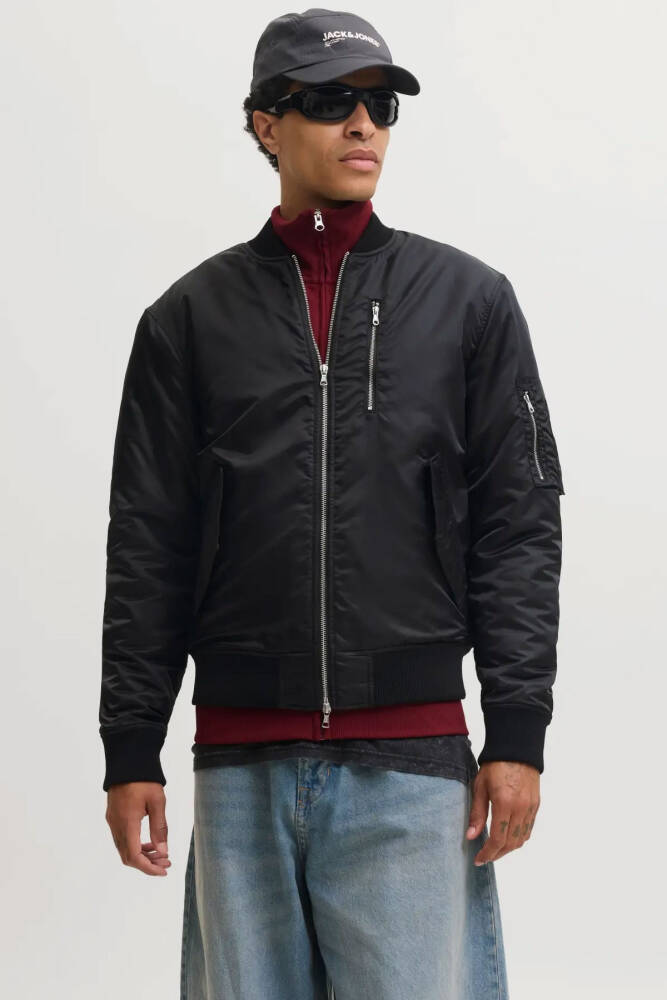 Erkek Trace Bomber Ceket 12301762 Siyah  - 1