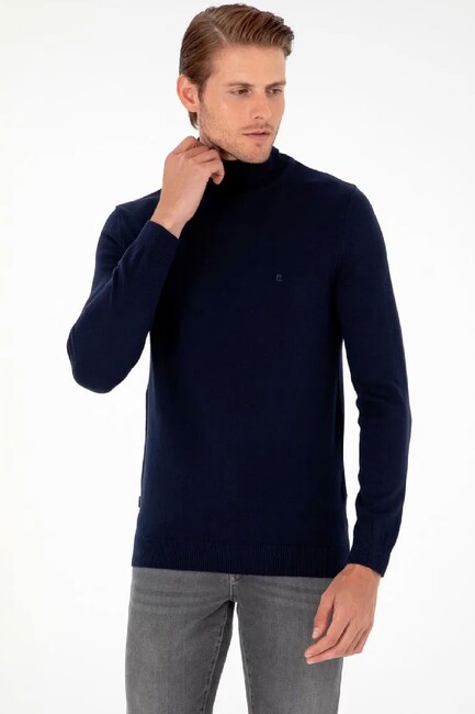 Erkek Triko Kazak 000-1989280 Lacivert (1)