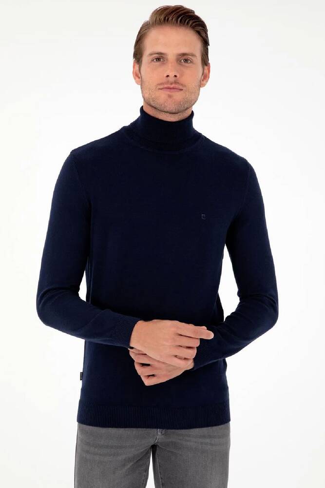 Erkek Triko Kazak 000-1989280 Lacivert 