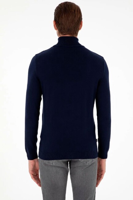 Erkek Triko Kazak 000-1989280 Lacivert - Thumbnail