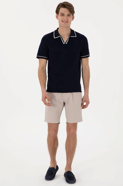 Erkek Triko Kazak 000-2100068 Lacivert - Thumbnail