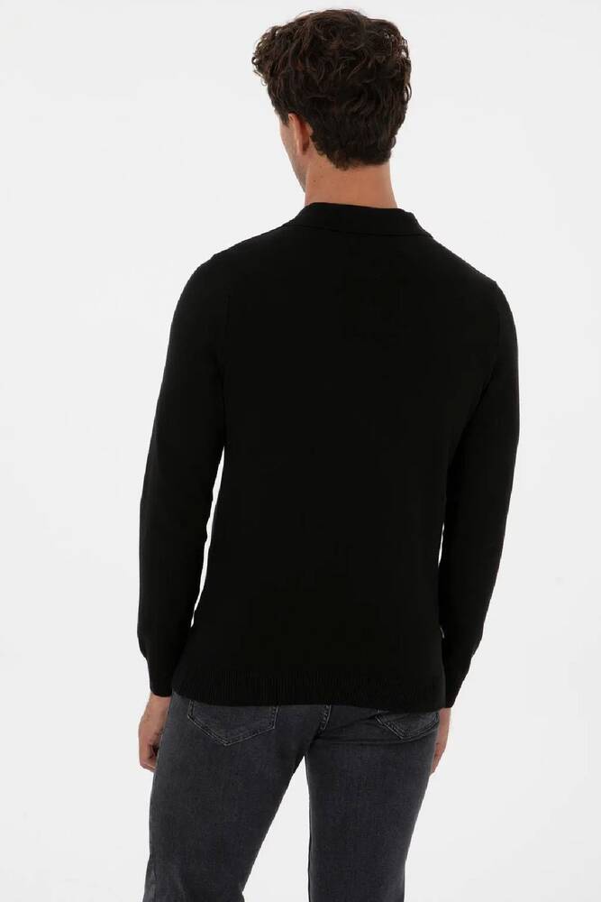 Erkek Triko Kazak 000-2320154 Siyah 