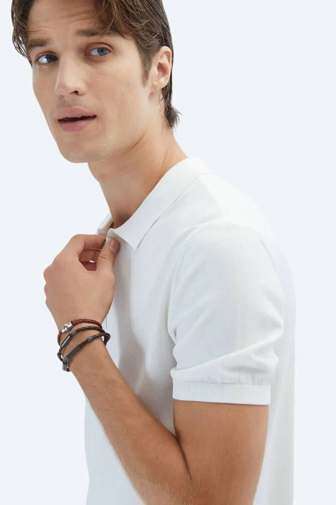 Erkek Triko TRK-1573 10153903 Beyaz 