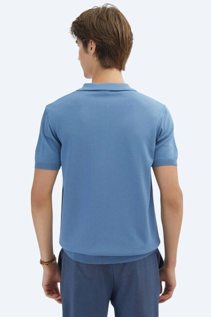 Erkek Triko TRK-1573 10153903 Mavi - Thumbnail