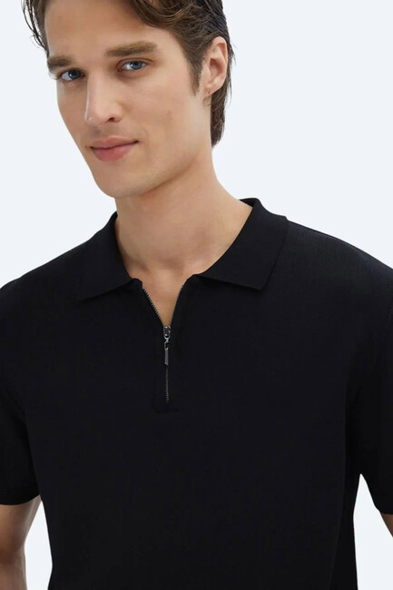 Erkek Triko TRK-1573 10153903 Siyah - Thumbnail