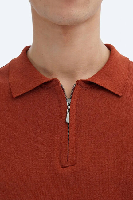 Erkek Triko TRK-1573 10153903 Turuncu - Thumbnail