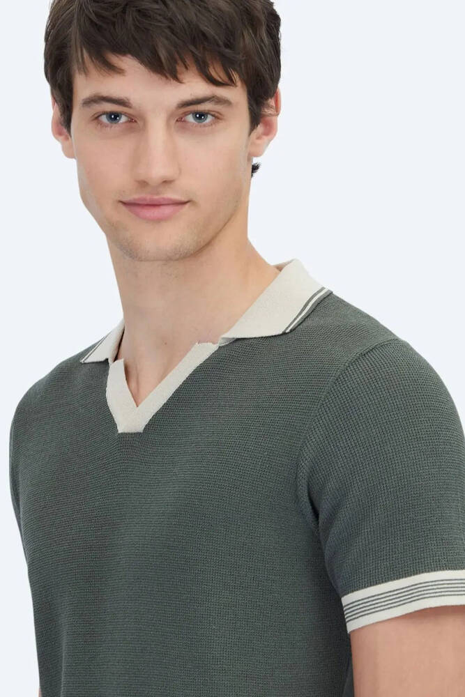 Erkek Triko TRK-1577 10154022 Haki 