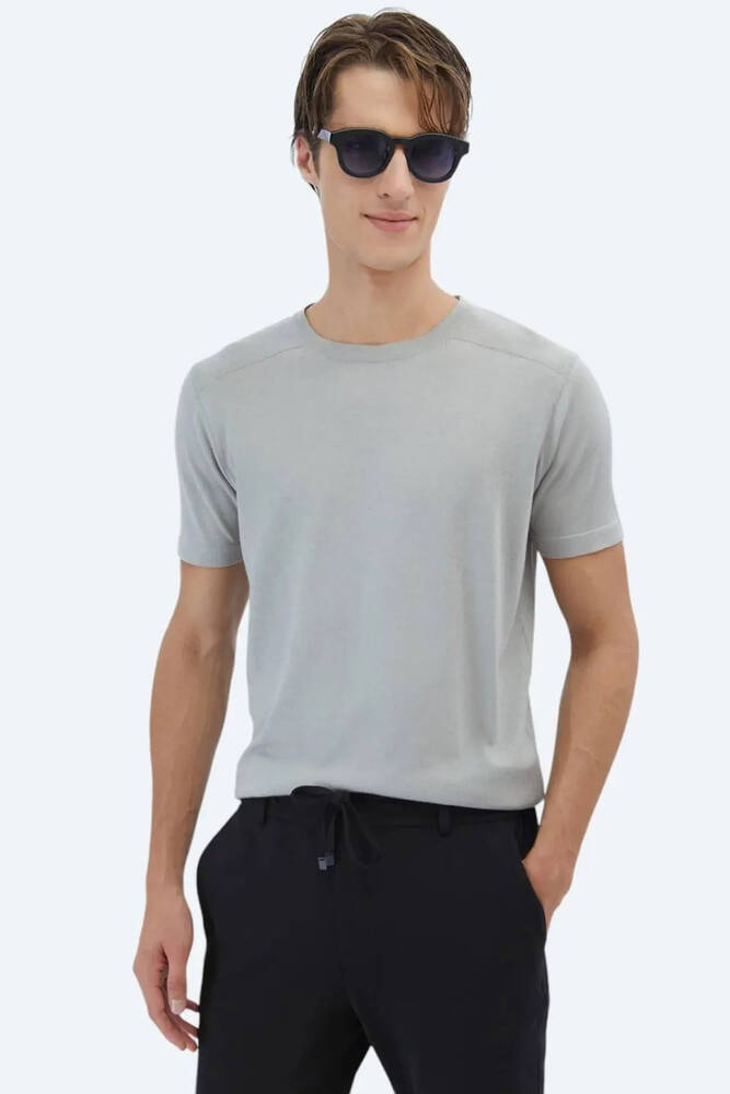 Erkek Triko TRK-1589 10153945 Gri 