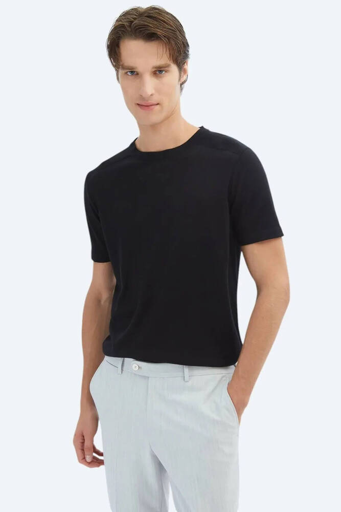 Erkek Triko TRK-1589 10153945 Siyah 