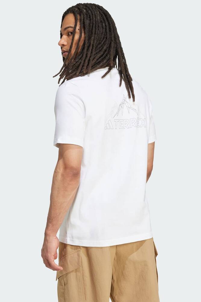 Erkek TX Mountaın Tişört JW3559 Beyaz 
