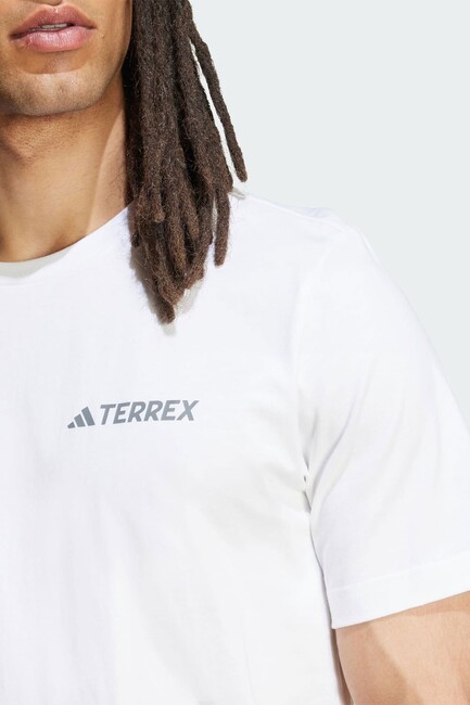 Erkek TX Mountaın Tişört JW3559 Beyaz - Thumbnail