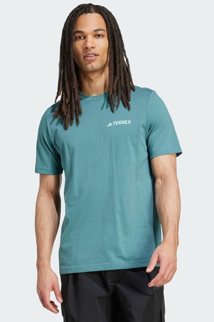 Erkek TX Mountaın Tişört JW3560 Turkuaz (1)