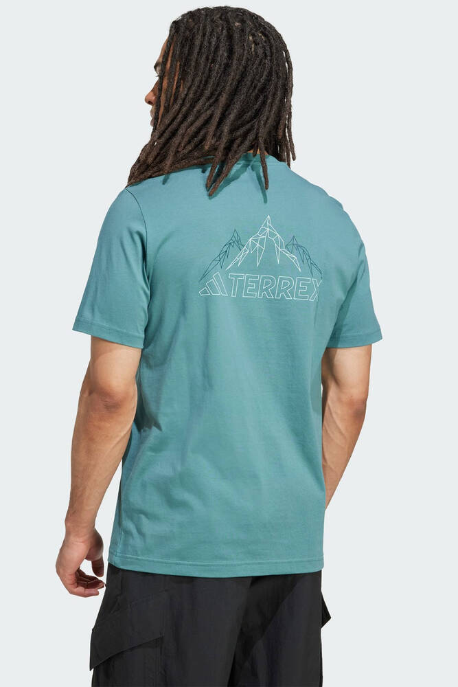 Erkek TX Mountaın Tişört JW3560 Turkuaz 