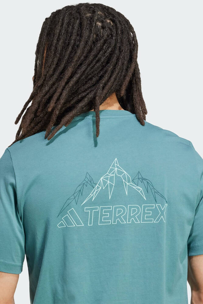 Erkek TX Mountaın Tişört JW3560 Turkuaz 