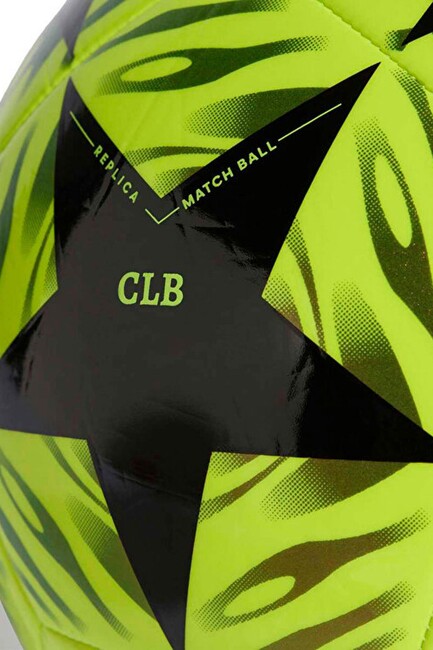 Erkek Ucl Clb Futbol Topu JX9090 Yeşil - Thumbnail