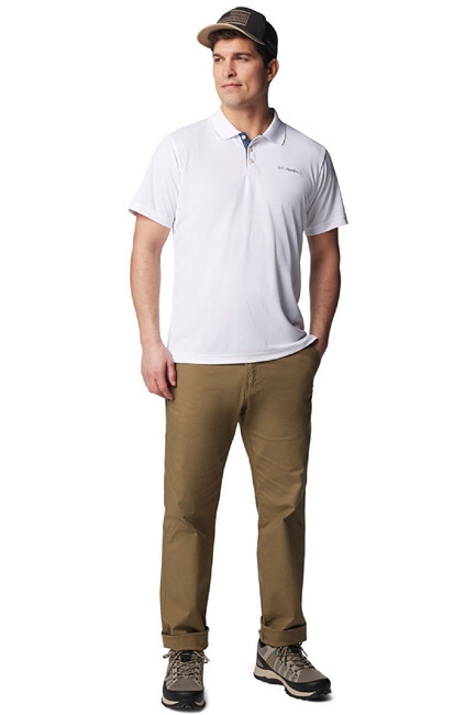 Erkek Utılızer Kısa Kollu Polo Tişört AM0126_100 Beyaz (2)