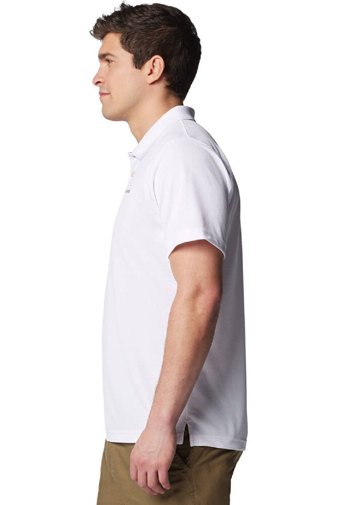 Erkek Utılızer Kısa Kollu Polo Tişört AM0126_100 Beyaz 