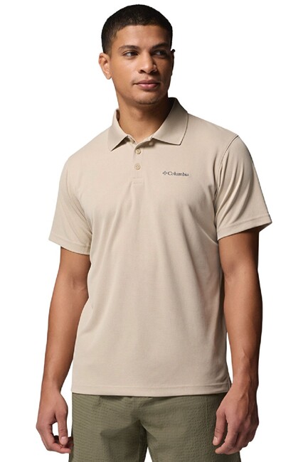 Erkek Utılızer Kısa Kollu Polo Tişört AM0126_271 Bej (1)