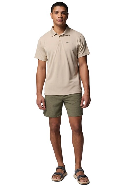 Erkek Utılızer Kısa Kollu Polo Tişört AM0126_271 Bej (3)