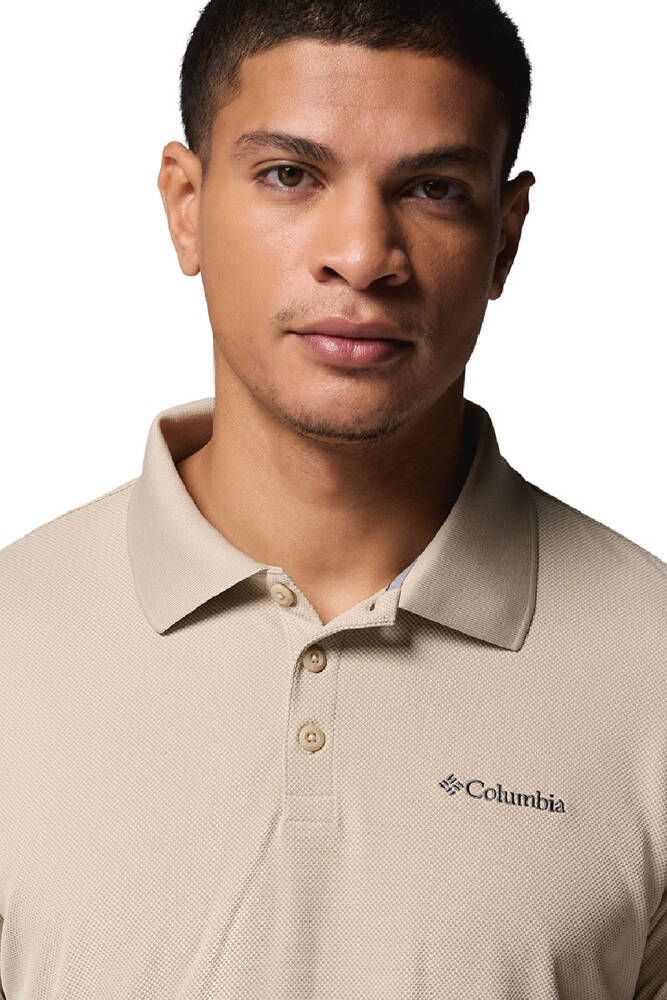 Erkek Utılızer Kısa Kollu Polo Tişört AM0126_271 Bej 