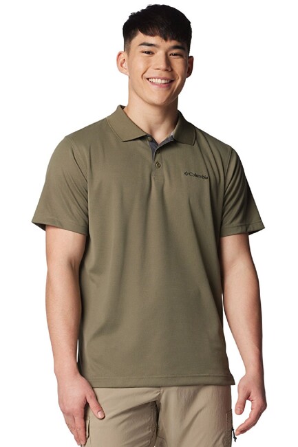 Erkek Utılızer Kısa Kollu Polo Tişört AM0126_397 Yeşil (1)