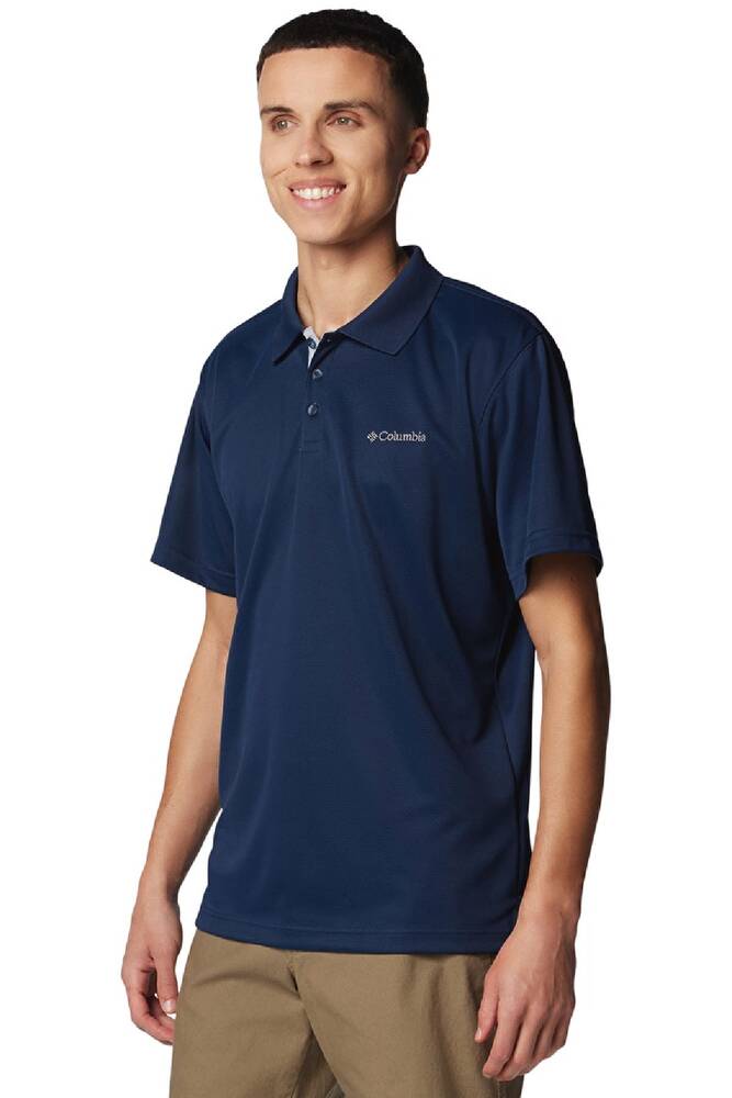 Erkek Utılızer Kısa Kollu Polo Tişört AM0126_464 Lacivert 