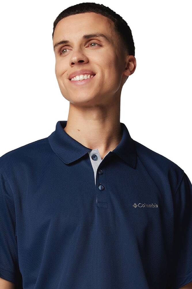 Erkek Utılızer Kısa Kollu Polo Tişört AM0126_464 Lacivert 