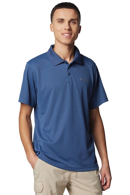 Erkek Utılızer Kısa Kollu Polo Tişört AM0126_478 Mavi (1)