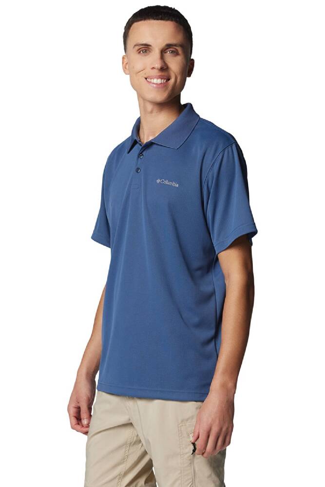 Erkek Utılızer Kısa Kollu Polo Tişört AM0126_478 Mavi 