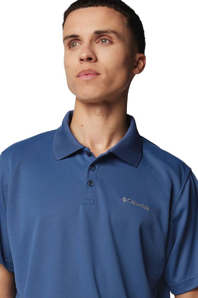 Erkek Utılızer Kısa Kollu Polo Tişört AM0126_478 Mavi 