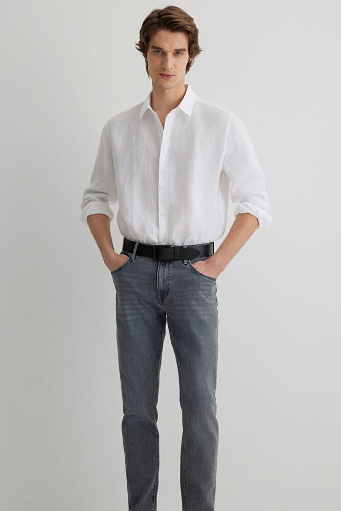 Erkek Uzun Kol Gömlek 0210492-620 Beyaz 