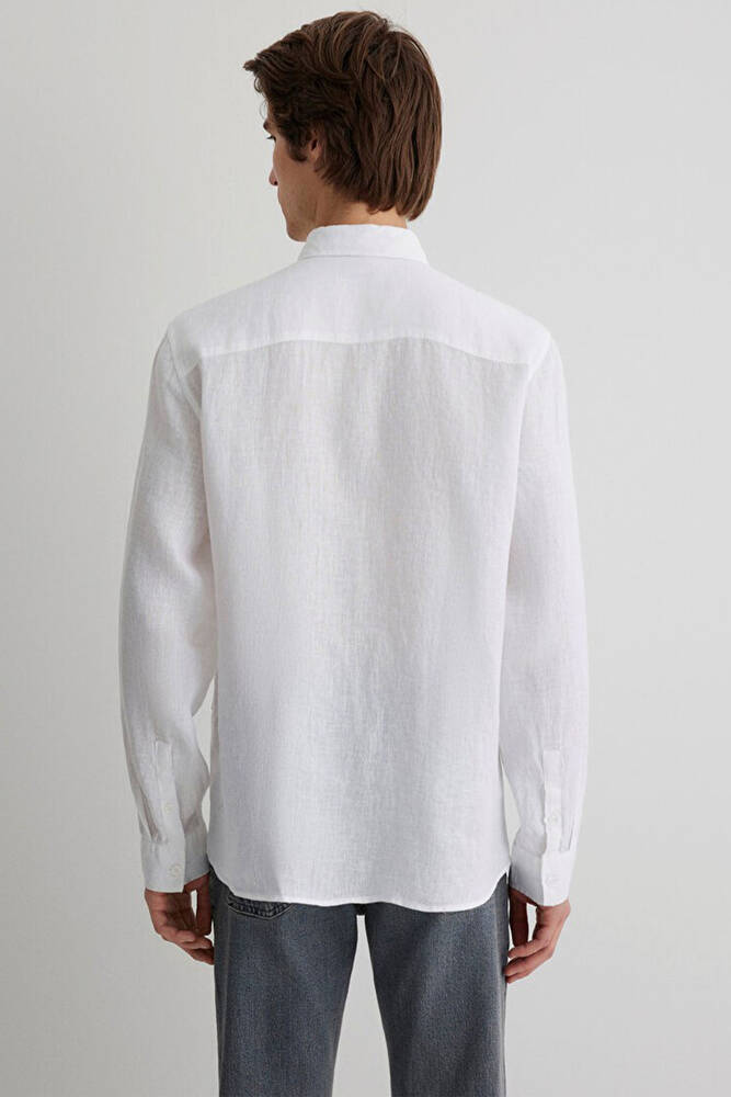 Erkek Uzun Kol Gömlek 0210492-620 Beyaz 