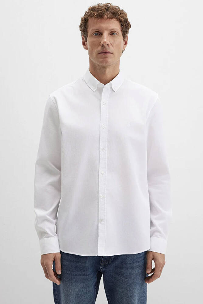 Erkek Uzun Kol Gömlek 0211192-620 Beyaz 