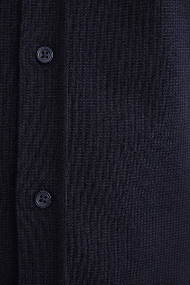 Erkek Uzun Kol Gömlek 0211249-70490 Lacivert 