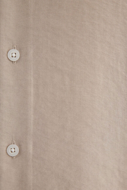 Erkek Uzun Kol Gömlek 0211386-70100 Bej - Thumbnail