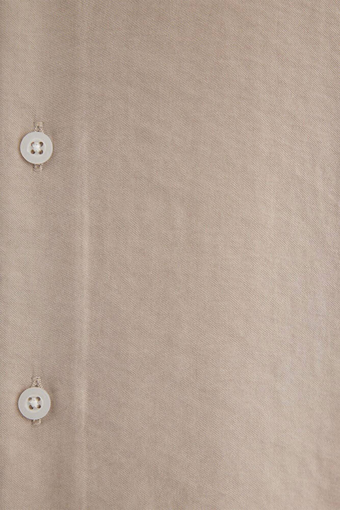 Erkek Uzun Kol Gömlek 0211386-70100 Bej 