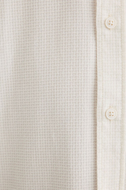 Erkek Uzun Kol Gömlek 0211424-70057 Beyaz - Thumbnail