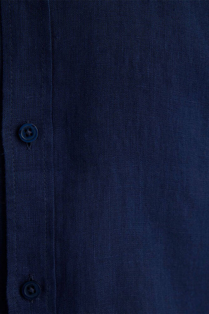 Erkek Uzun Kol Gömlek 0211466-70497 Lacivert 